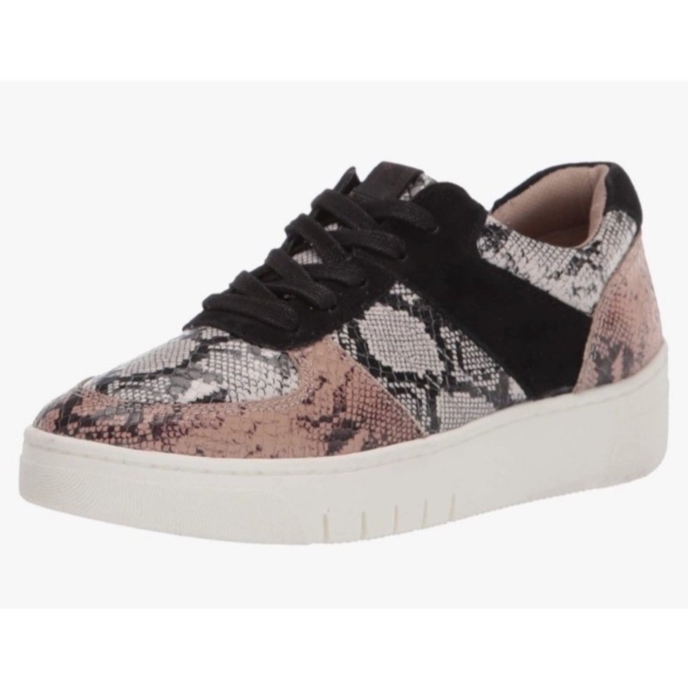 Naturalizer Black Snake Print Sneakers - Picture 2 of 9